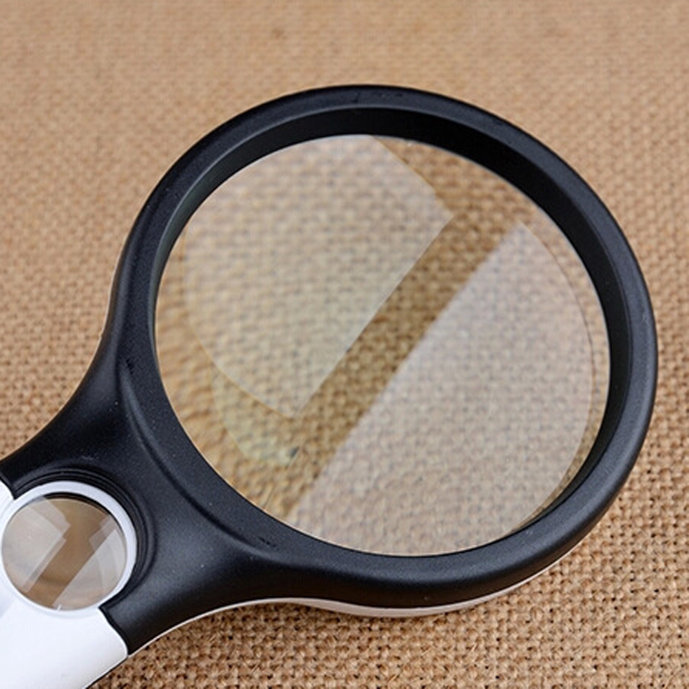 Double Pocket Magnifying Glass with LED Backlight Double Pocket Magnifying Glass with LED Backlight