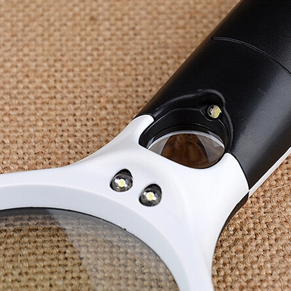 Double Pocket Magnifying Glass with LED Backlight Double Pocket Magnifying Glass with LED Backlight
