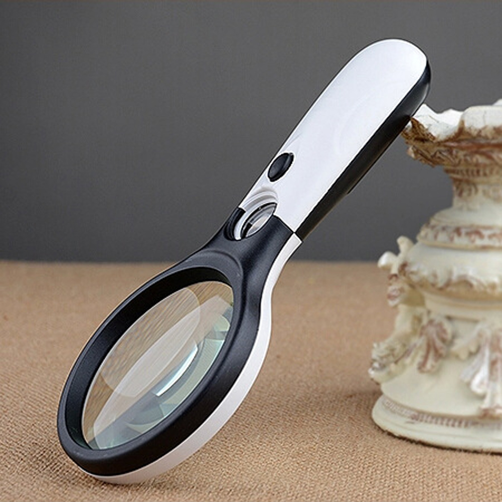 Double Pocket Magnifying Glass with LED Backlight Double Pocket Magnifying Glass with LED Backlight