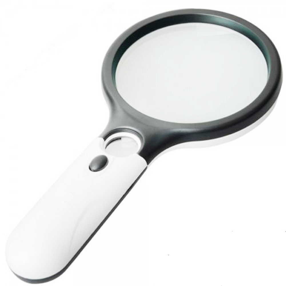 Double Pocket Magnifying Glass with LED Backlight Double Pocket Magnifying Glass with LED Backlight
